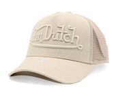 Kšiltovka Von Dutch - Trucker Riverside - Caps - Cot Twill - Cream