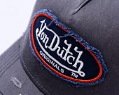 Kšiltovka Von Dutch - Trucker Kalmar - Caps - Cot Twill - Grey/ Red