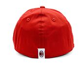 Kšiltovka New Era - M Logo 39THIRTY - AC Milan - Scarlet / Black