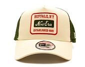 Kšiltovka New Era - Patch 9FORTY Trucker - Cream / New Olive