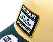 Kšiltovka New Era - Patch Canvas 9FORTY Trucker - Vegas Gold / Dark Green