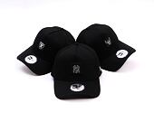 Kšiltovka New Era - MLB Metallic Patch 9FORTY A-Frame - NY Yankees - Black / Silver