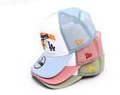 Kšiltovka New Era - MLB Fruit Graphic 9FORTY Trucker - LA Dodgers - Pastel Blue