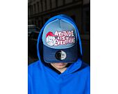 Kšiltovka New Era - Baseball Graphic 9FORTY Trucker - Navy / Bright Blue