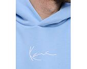 Mikina Karl Kani Small Signature Essential Os Hoodie light blue