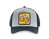 Kšiltovka Capslab - Trucker Beer Cheers - Grey