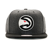 Kšiltovka Mitchell & Ness G3 Logo Atlanta Hawks Grey/Black Snapback