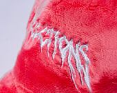 Kšiltovka Reflection Luxury Fuzzy Trucker - Coral Pink / White