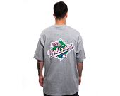 Triko New Era MLB World Series Oversized Tee Oakland Athletics - Heather Grey / White