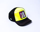 Kšiltovka Capslab Rick & Morty Trucker - Rick & Morty - Neon Yellow / Black