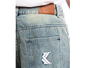 Kraťasy Karl Kani OG Denim Baggy Jorts bleached blue