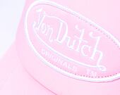 Kšiltovka Von Dutch Trucker Tampa - White/Pink