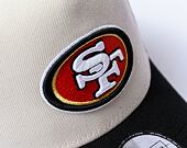 Kšiltovka New Era - 9FORTY A-Frame Cream Patch - San Francisco 49ers - Stone / Black