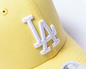 Dámská kšiltovka New Era - 9FORTY League Essential - LA Dodgers - Pastel Yellow / White