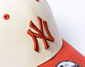 Dětská Kšiltovka New Era - 9FORTY Contrast - NY Yankees - Beige / Dark Red