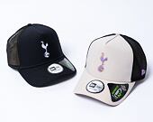 Kšiltovka New Era - 9FORTY Trucker Seasonal - Tottenham Hotspur FC - Stone / Purple