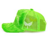 Kšiltovka Reflection Luxury Fuzzy Trucker Grinch Green