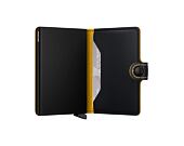 Peněženka Secrid - Miniwallet - Matte - Black & Ochre