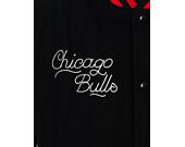 Bunda New Era - Patch Varsity Jacket - Chicago Bulls - Black / Red