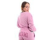 Dámská Mikina New Era - Crop Infill Crew - Pastel Pink / Pink