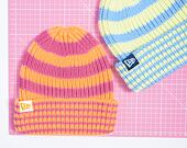 Kulich New Era - Medium Knit Stripe Beanie - Orange / Pink