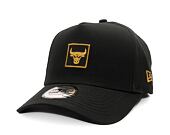 Kšiltovka New Era - 9FORTY A-Frame NBA Metallic Patch - Chicago Bulls - Black / Gold