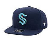 Kšiltovka Fanatics - Seattle Kraken - A/CAP Str Mid Crn Adj Sqv Sbk - Traditional Navy