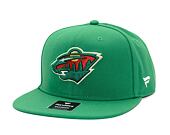 Kšiltovka Fanatics - Minnesota Wild - A/CAP Str Mid Crn Adj Sqv Sbk - Dark Green