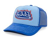 Kšiltovka Von Dutch - Trucker Rockford - Cot Twill/ Suede - Blue/ Red