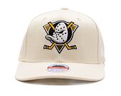 Kšiltovka Mitchell & Ness - NHL Anaheim Ducks - Classic Red - khaki