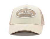 Kšiltovka Von Dutch - Trucker Boston - Caps - Cot Twill - Cream/ Beige