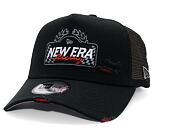 Kšiltovka New Era - Motosport 9FORTY Trucker - Black / Red