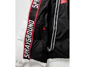 Bunda Sprayground - White Spray Sharks Paris Down Jacket