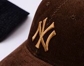 Kšiltovka New Era - MLB 2Tone Cord 9FORTY - NY Yankees - Walnut / Stone