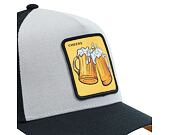 Kšiltovka Capslab - Trucker Beer Cheers - Grey