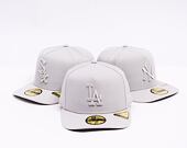 Kšiltovka New Era - MLB Color Pack 59FIFTY A-Frame - LA Dodgers - Silver Grey