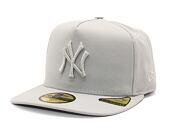 Kšiltovka New Era - MLB Color Pack 59FIFTY A-Frame - NY Yankees - Silver Grey