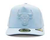 Kšiltovka New Era - NBA Color Pack 59FIFTY A-Frame - Chicago Bulls - Baby Blue