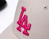 Dětská kšiltovka New Era 9FORTY Kids MLB League Essential Los Angeles Dodgers - Stone / Blush Pink