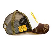 Kšiltovka Capslab Tom and Jerry Trucker - Cheesy Jerry - White / Yellow / Brown