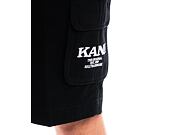 Kraťasy Karl Kani Retro Washed Cargo Shorts black