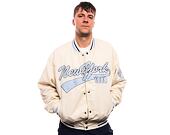 Bunda Karl Kani Varsity Bowling Jacket off white