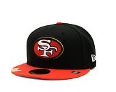 Kšiltovka New Era - 59FIFTY NFL Visor Clip - San Francisco 49ers - Black