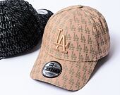 Kšiltovka New Era - 9FORTY Team Monogram - LA Dodgers - Camel