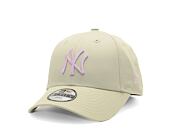 Dětská Kšiltovka New Era - 9FORTY Glitter - NY Yankees - Stone