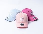 Dětská Kšiltovka New Era - 9FORTY Contrast Stitch - NY Yankees - Pink / White