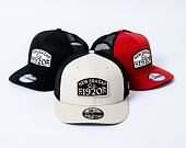 Kšiltovka New Era - 9FIFTY Trucker Pre-Curved Branded Patch - Stone