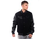 Bunda New Era - Patch Varsity Jacket - Chicago Bulls - Black