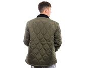 Bunda New Era - Quilted Coaches Jacket - New Olive / White