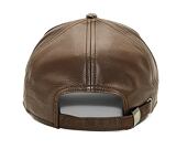 Kšiltovka Stetson Trucker Cap Lamb Nappa Harris Tweed Brown Brass